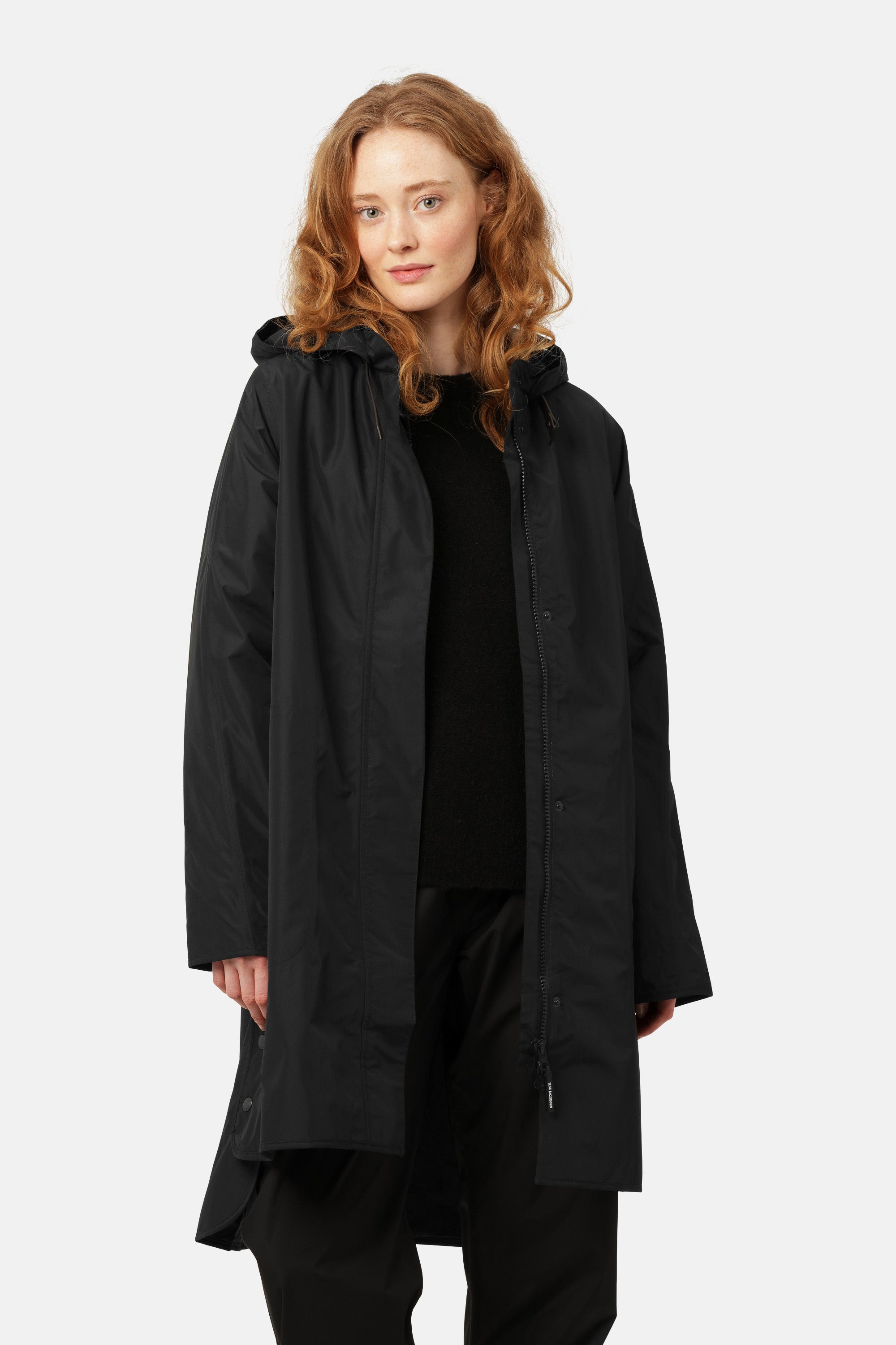 Ilse Jacobsen Hornbæk Rain Wintermantel Winter coat 001 Black